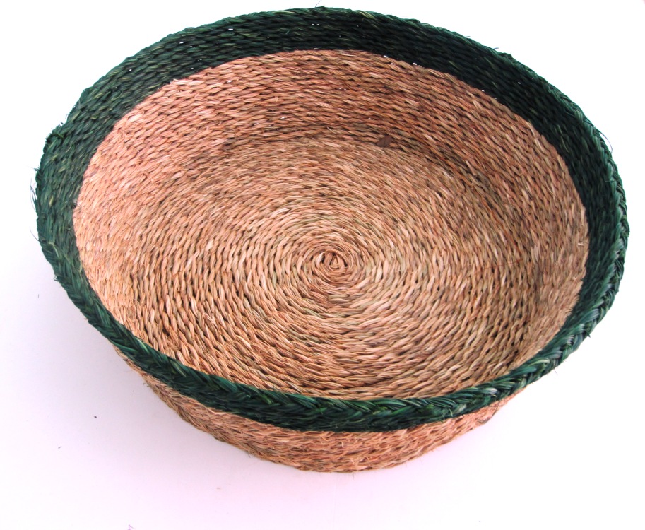 Round Bread Basket - Smoke Granite trim